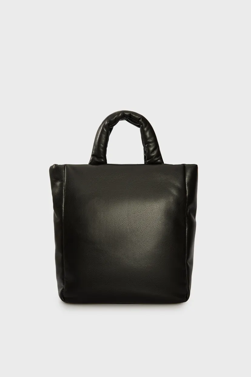 Жіноча чорна сумка TJW PILLOW TOTE 4