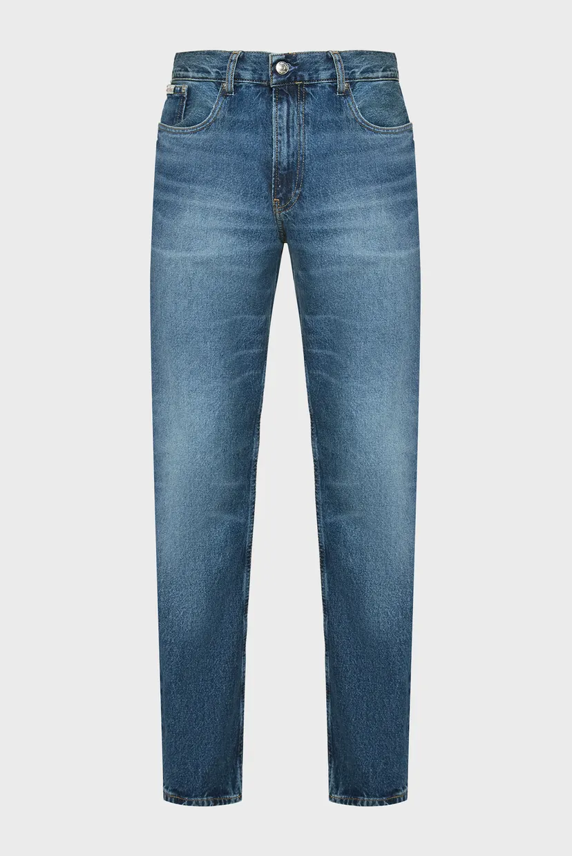 Чоловічі сині джинси SLIM STRAIGHT 5