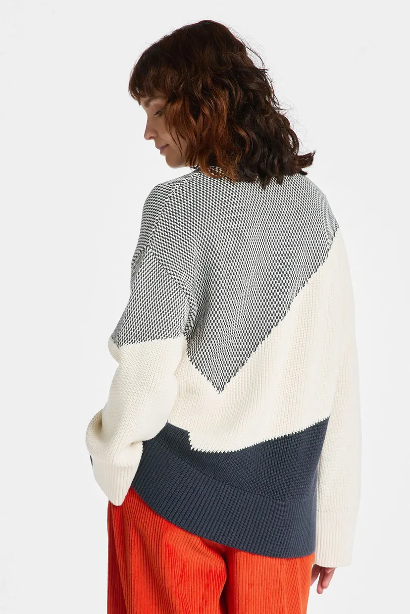 Жіночий светр COLOUR BLOCK COTTON C-NECK 4