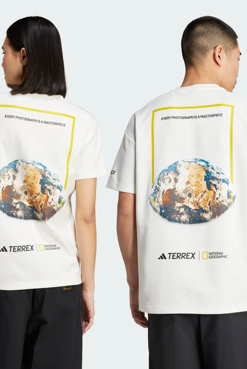 Біла футболка National Geographic Graphic Short Sleeve (унісекс) 3