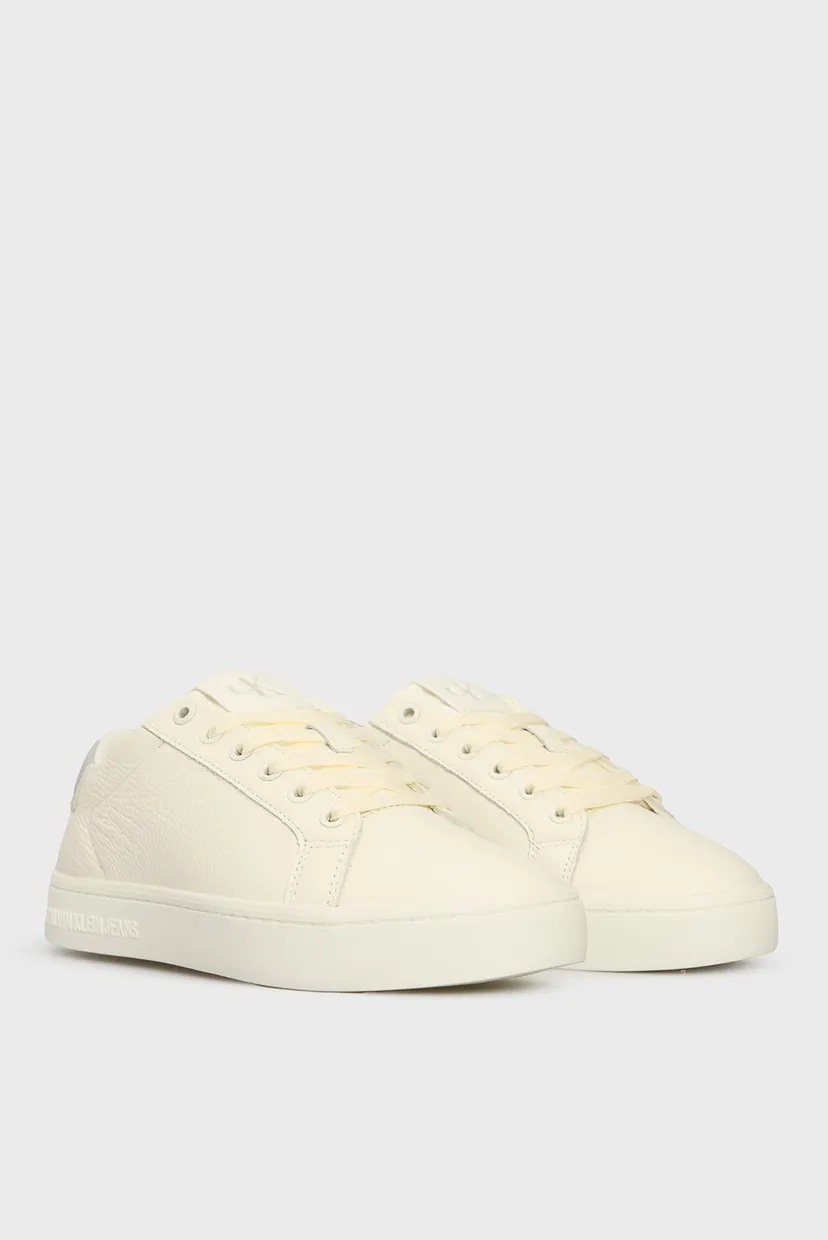 Жіночі білі шкіряні снікерси CLASSIC CUPSOLE LOW OHB 3