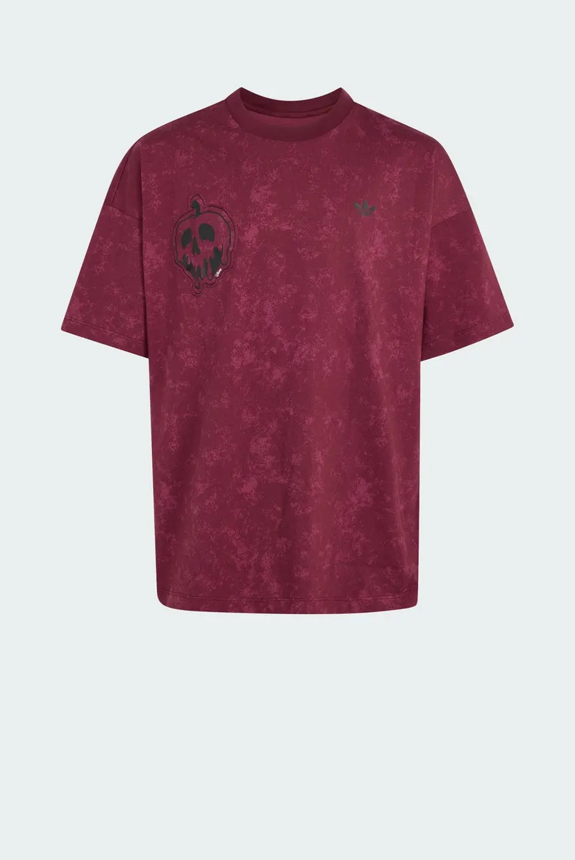 Детская бордовая футболка ADIDAS DISNEY VILLAINS OVERSIZED WASHED GFX 6