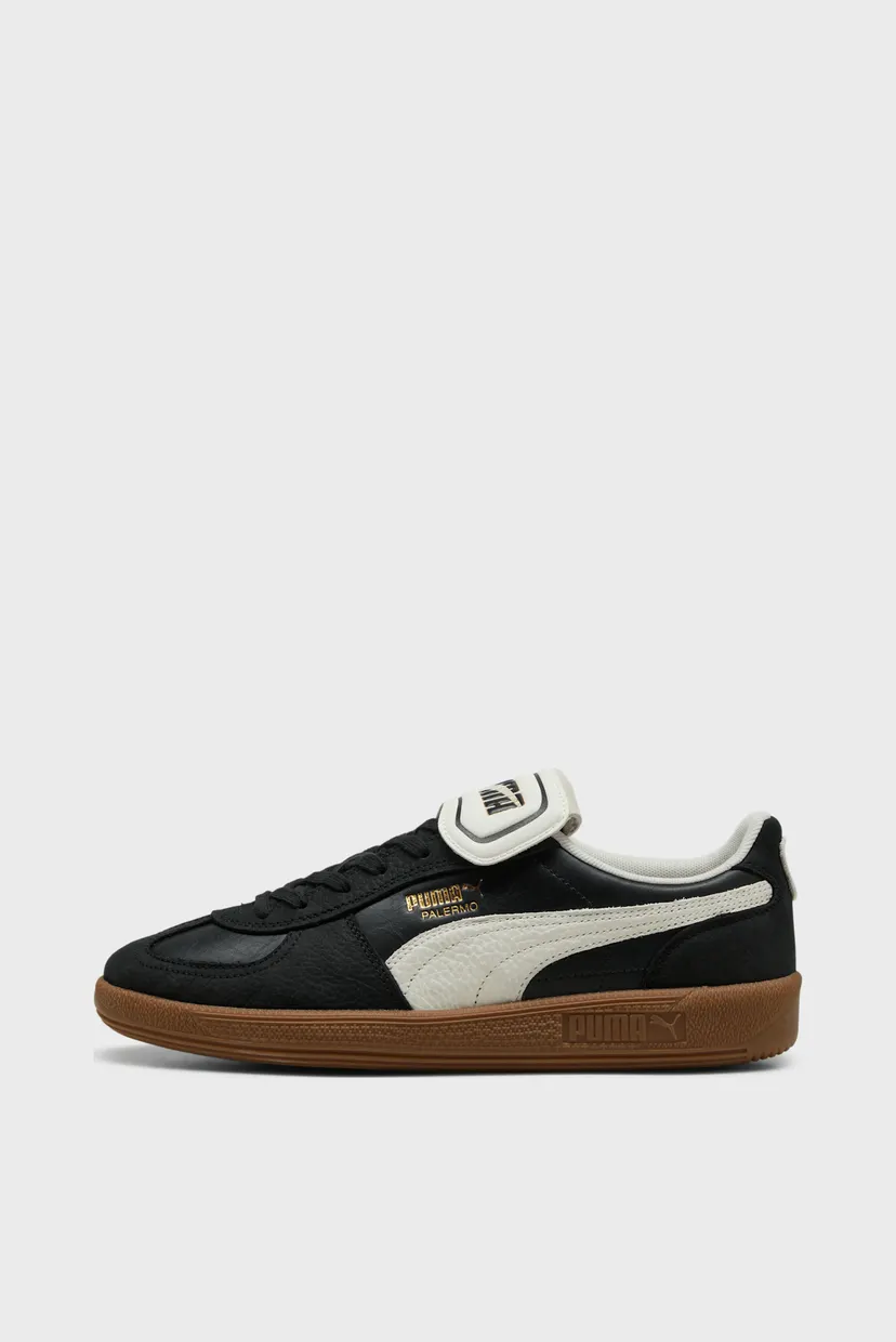 Черные кожаные сникерсы Palermo Premium Sneakers 3