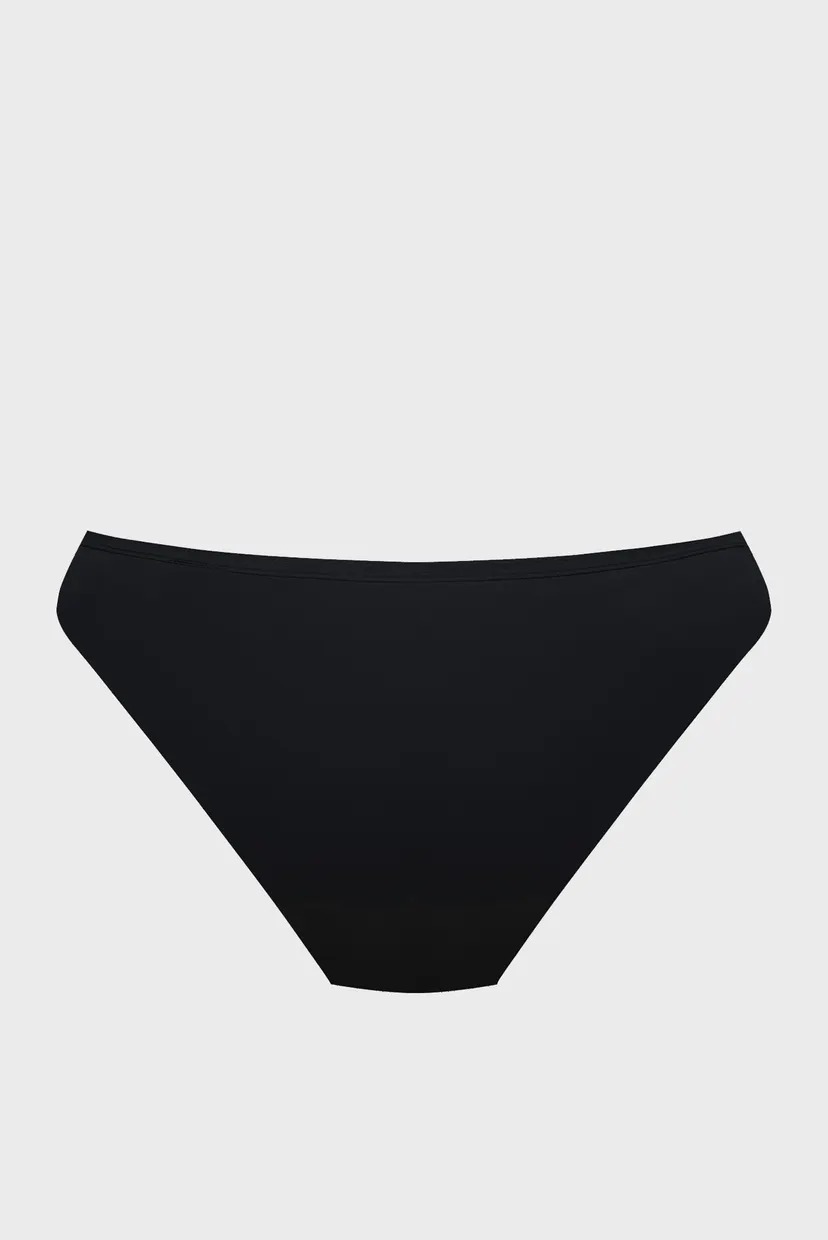 Женские черные трусики HIGH LEG BRIEF 8