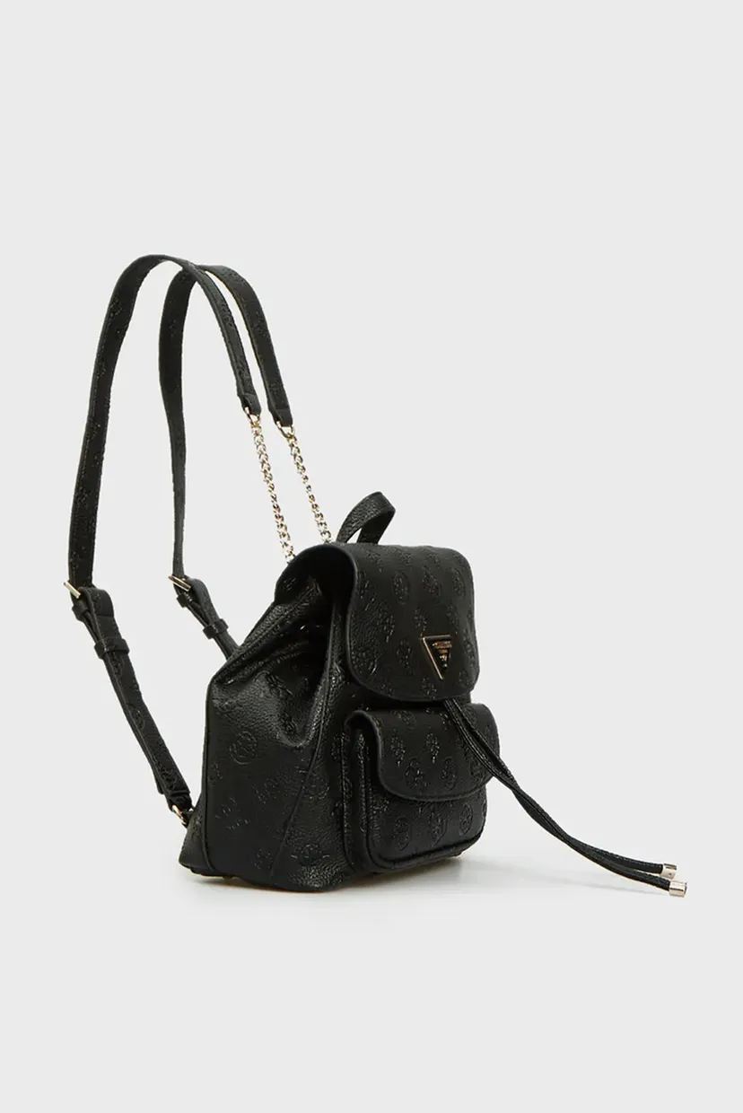 Жіночий чорний рюкзак CRESIDIA SMALL FLAP 3