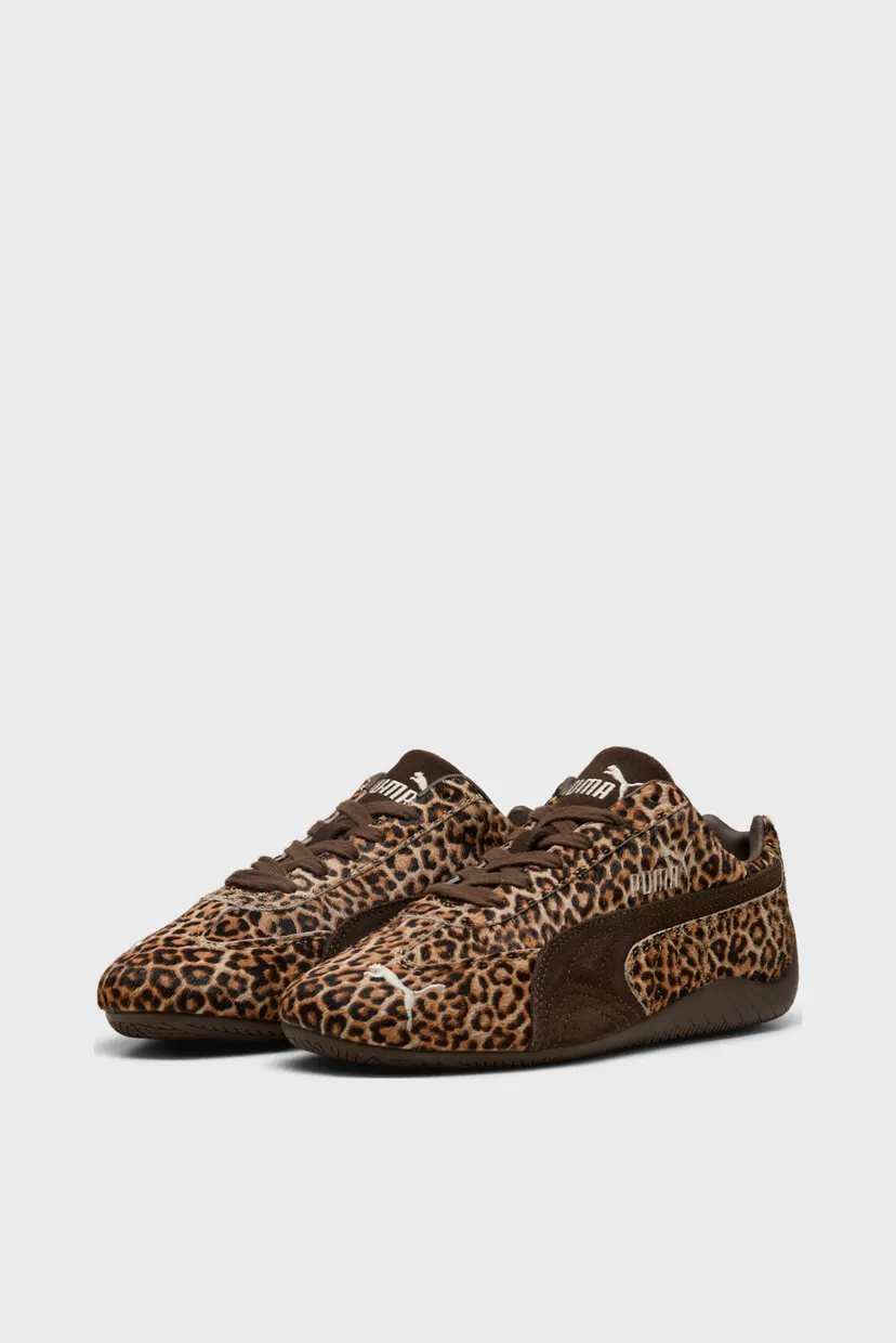 Женские коричневые кроссовки Speedcat Wild Sneakers Women 3