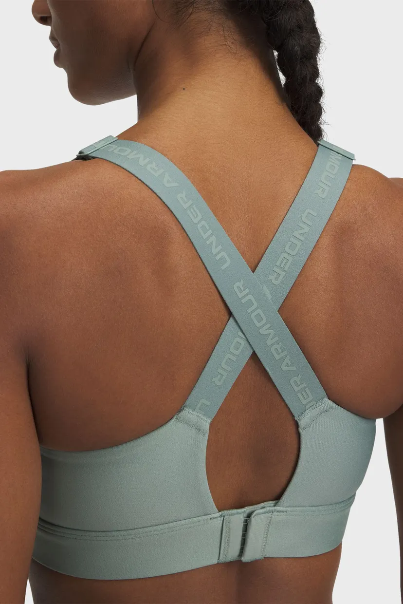 Женский мятный топ UA Infinity High 2.0 Bra 8