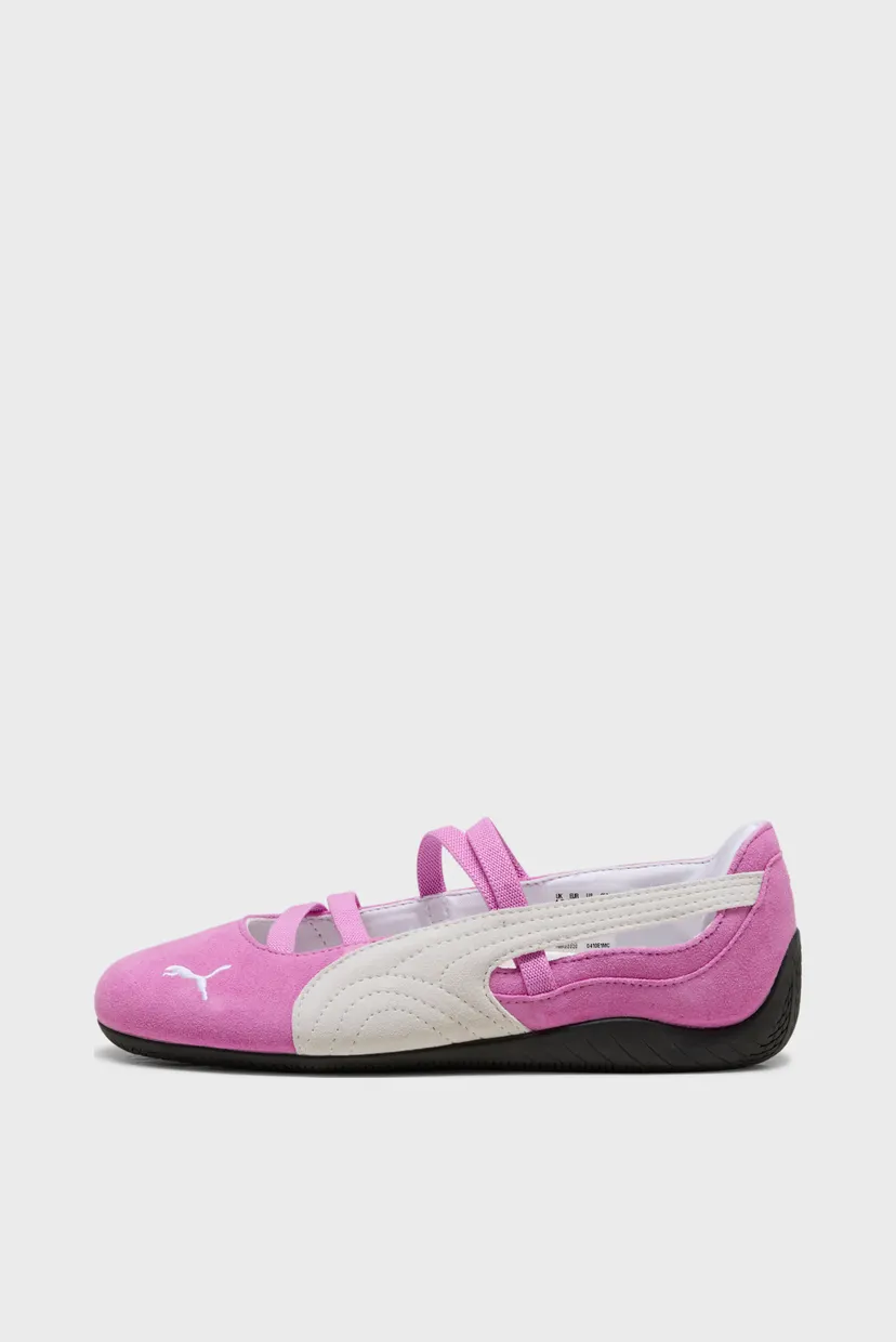 Женские розовые замшевые балетки Speedcat Ballet Suede Shoes Women 4