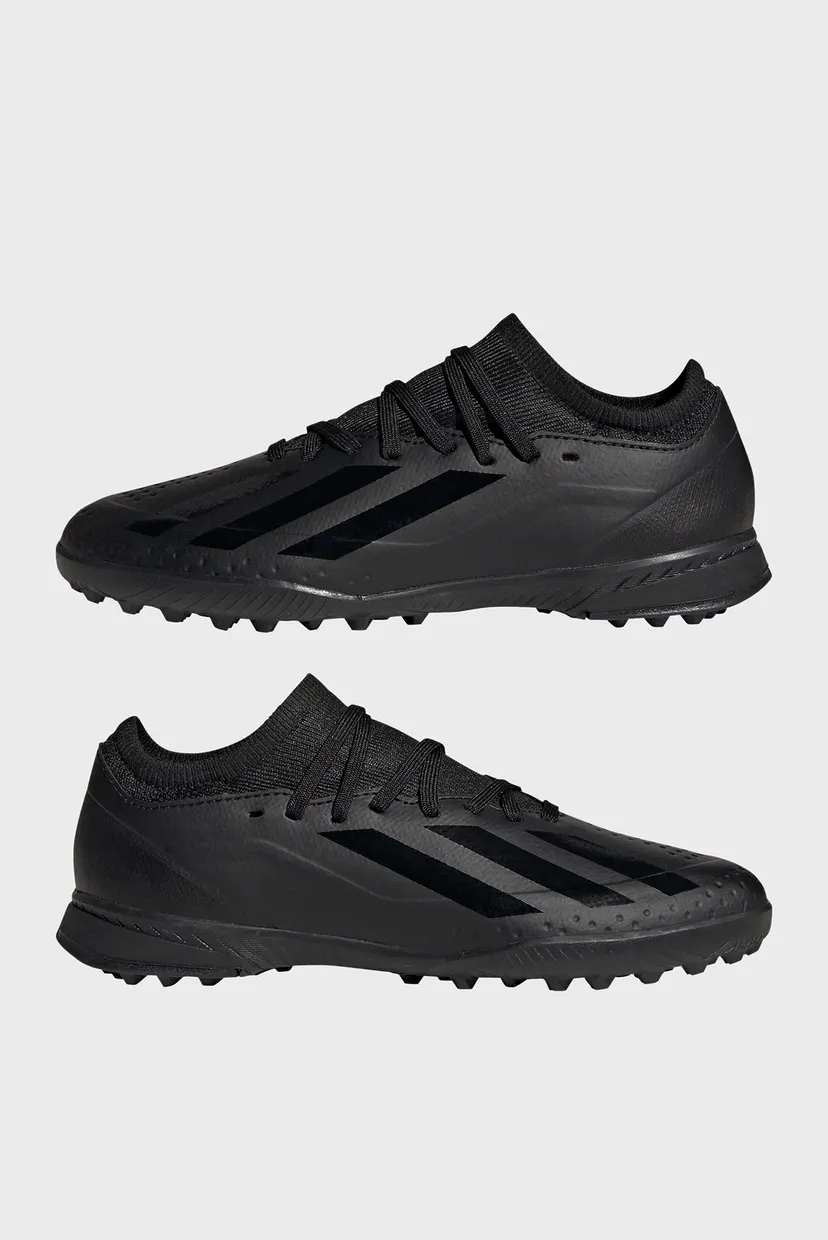 Детские черные сороконожки X Crazyfast.3 Turf 7
