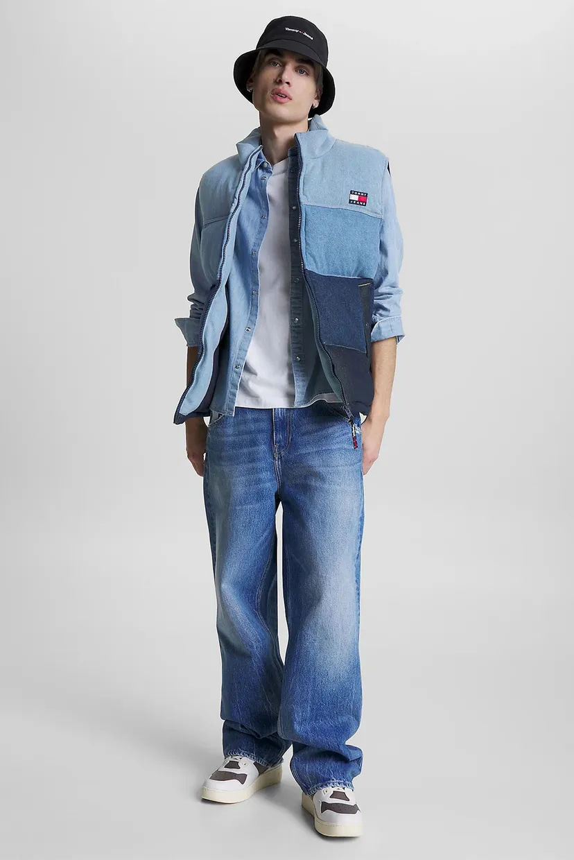 Чоловічий синій джинсовий жилет TJM ARCHIVE PUFFER VEST CG7034