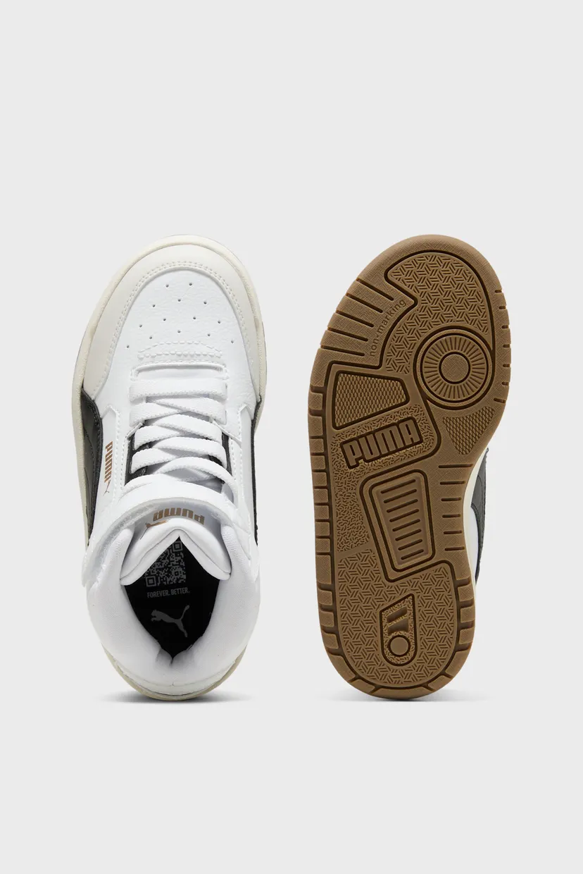 Детские белые кроссовки Shuffle Downtown Mid Sneakers Kids 4