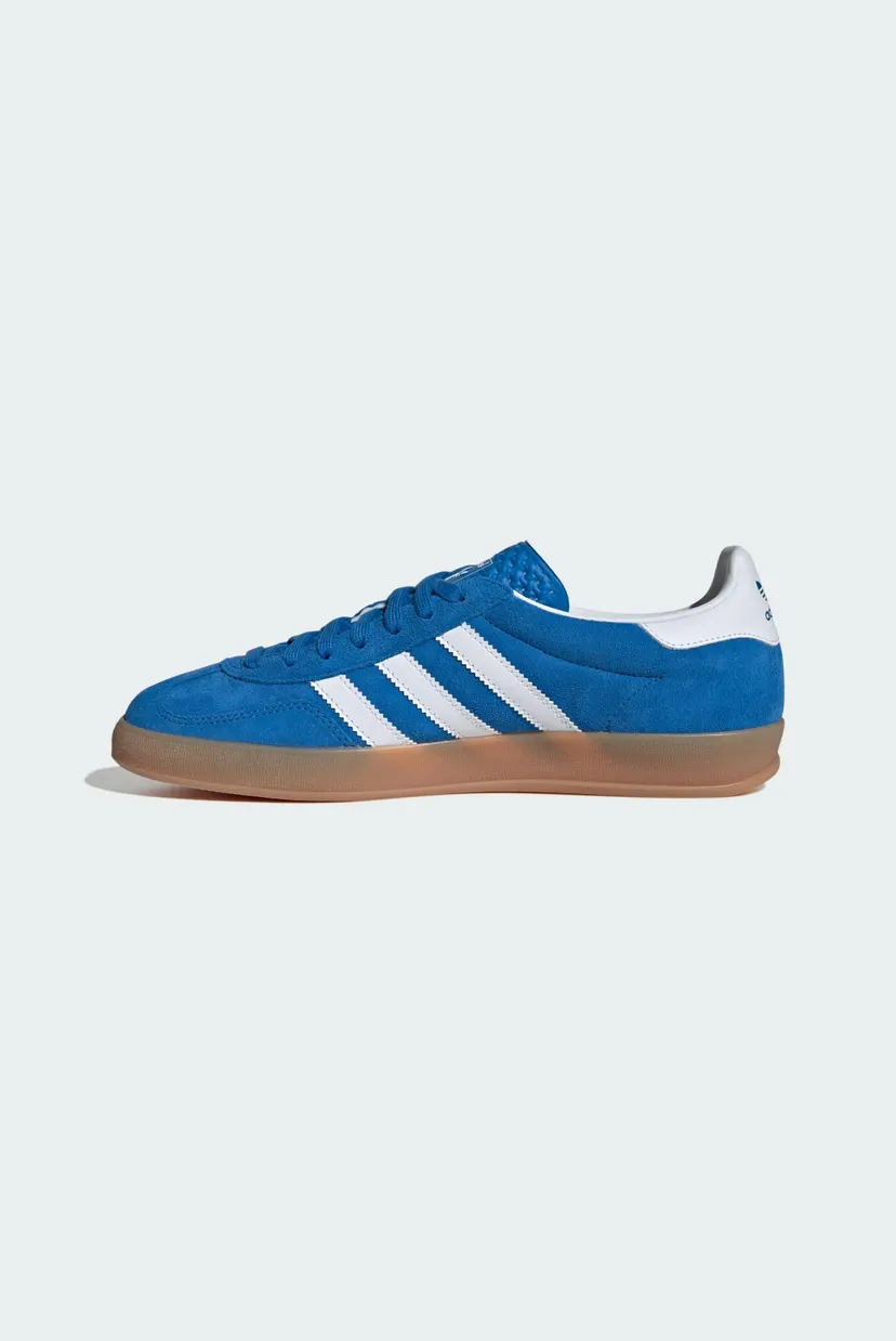 Чоловічі сині замшеві снікерси Gazelle Indoor 7