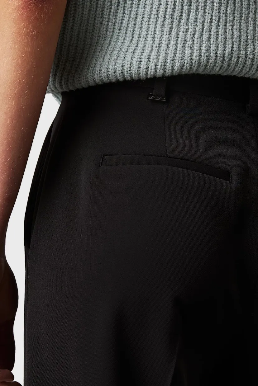 Жіночі чорні брюки SOFT TWILL SLIM LEG PANT 4