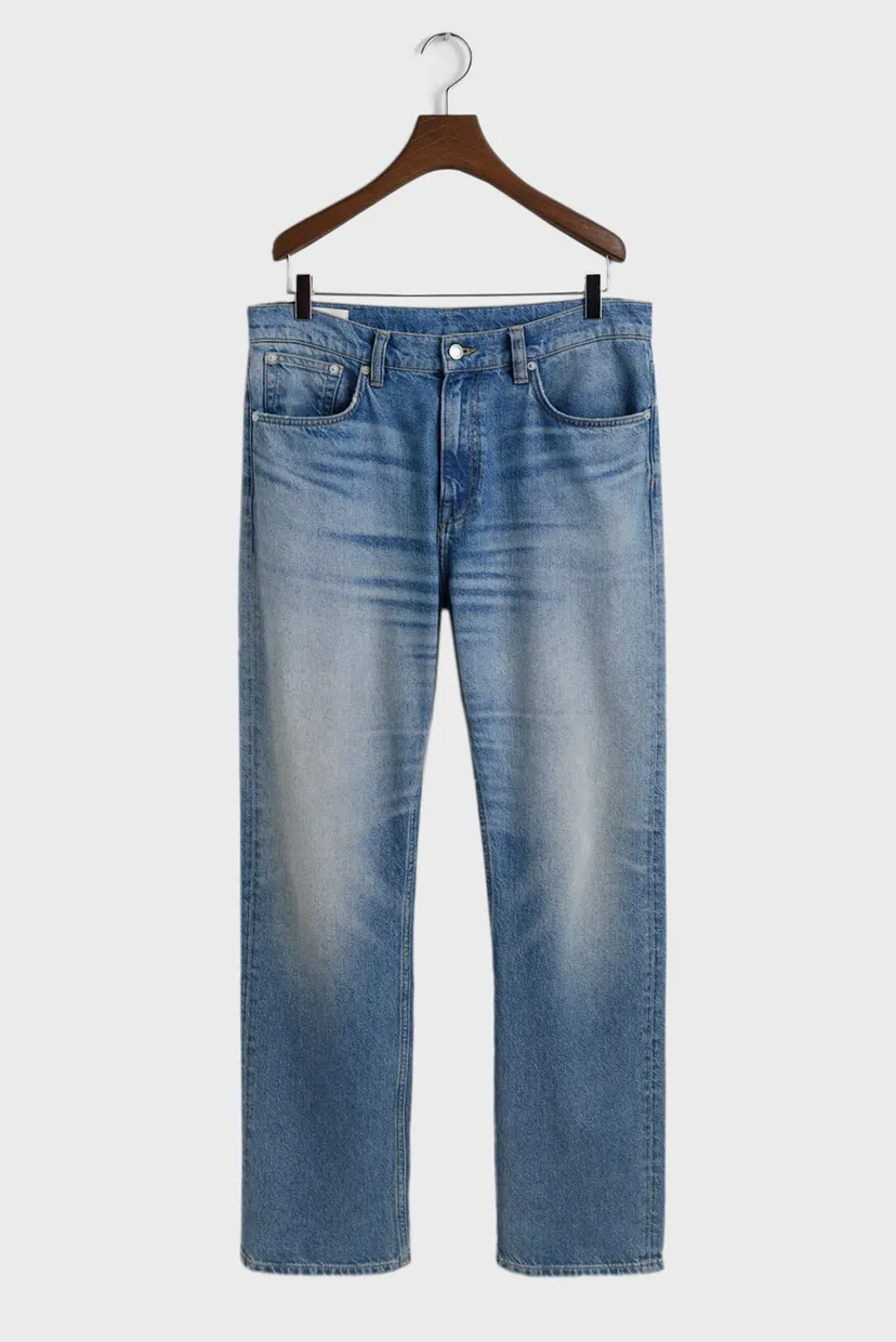 Мужские синие джинсы STRAIGHT FIT 7
