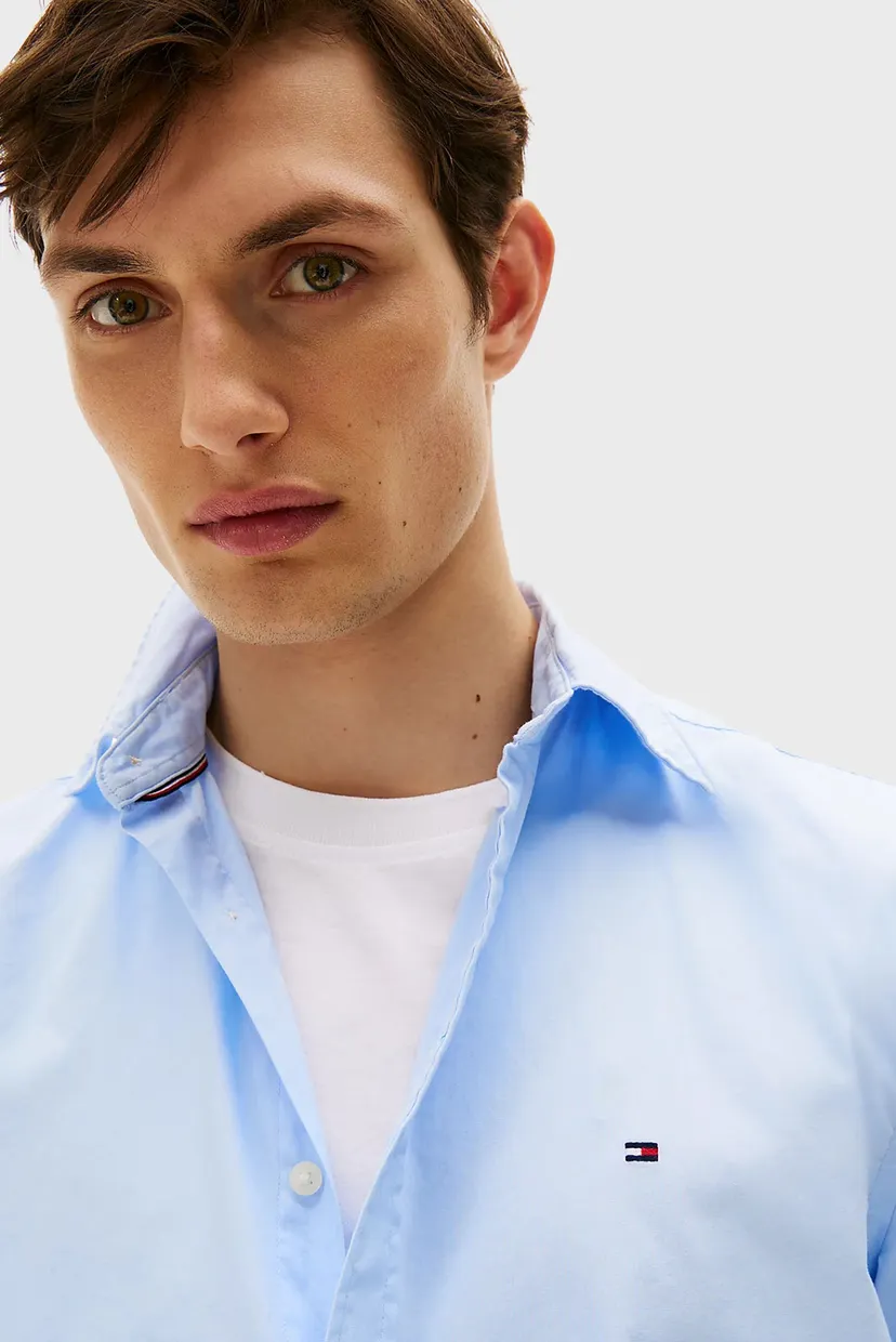 Чоловіча блакитна сорочка CORE FLEX POPLIN SOLID RF SHIRT 4