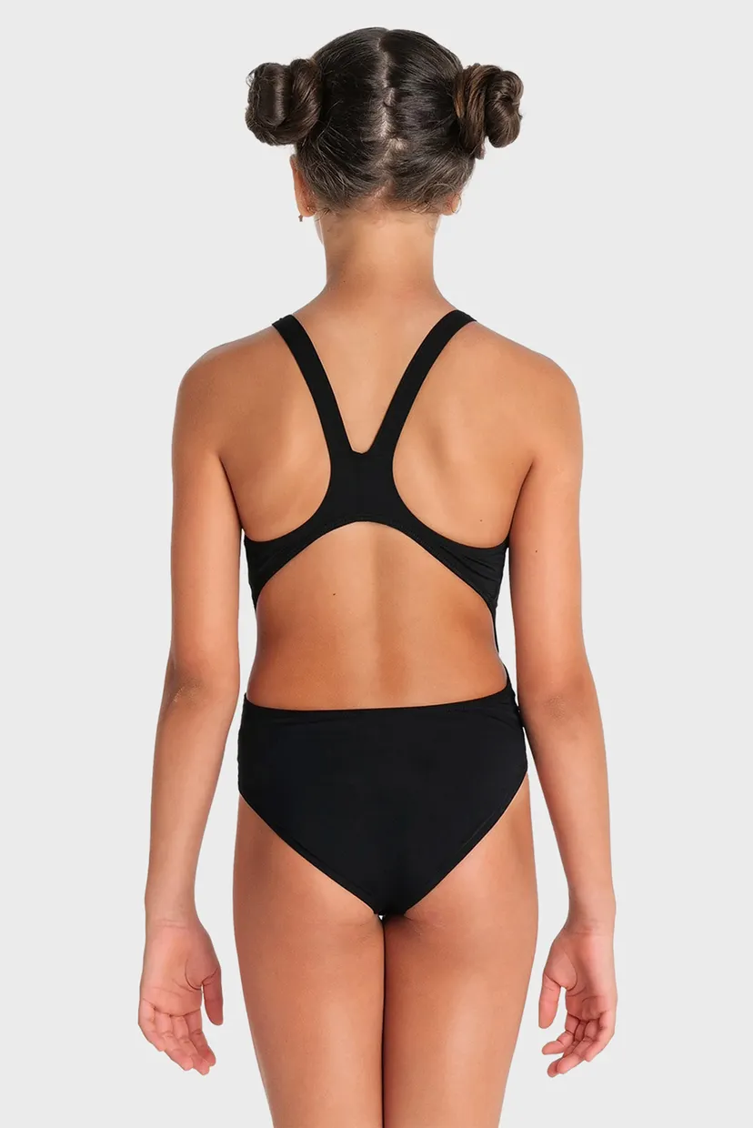 Дитячий чорний купальник TEAM SWIMSUIT SWIM TECH SOLID 3