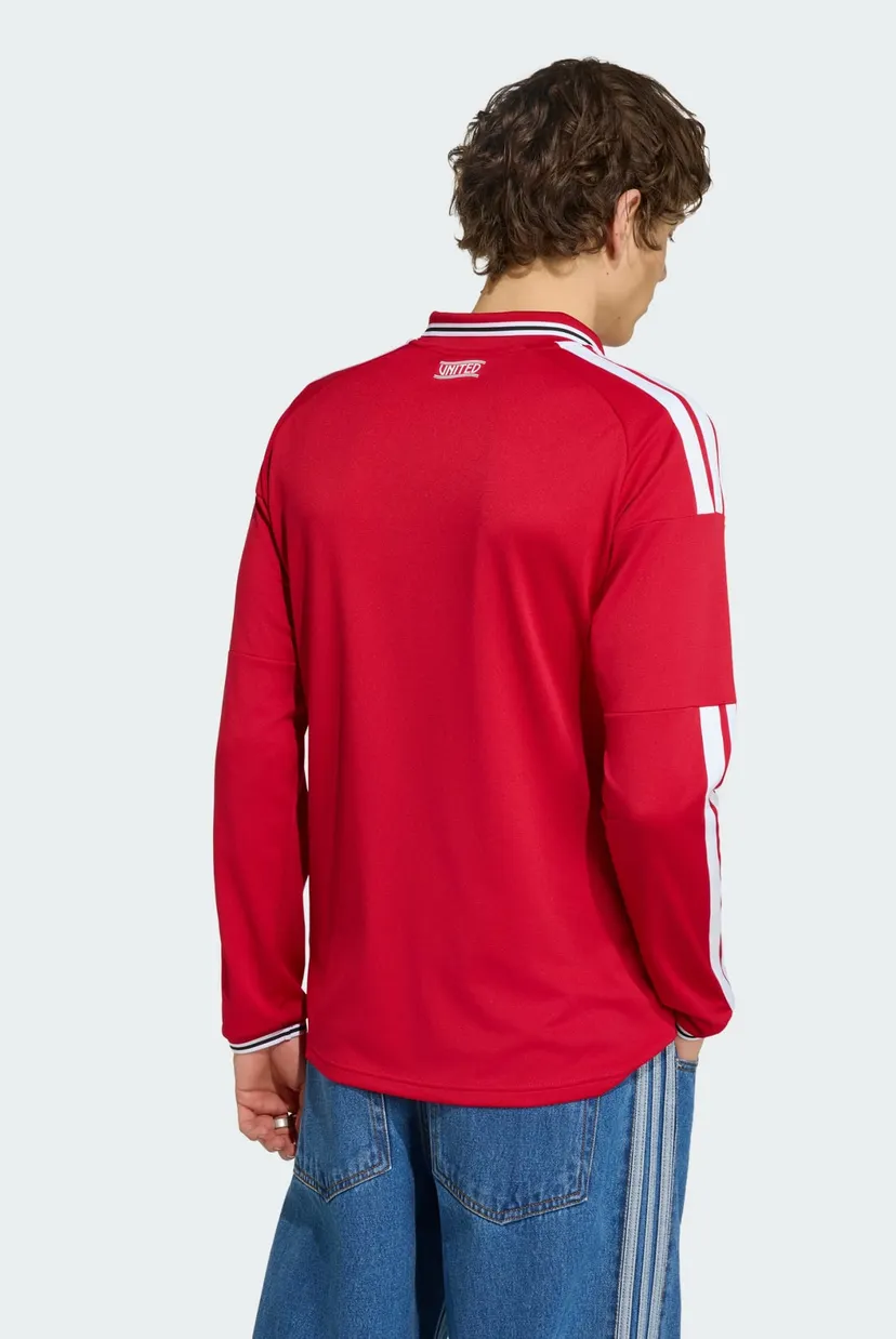 Чоловічий червоний лонгслів Manchester United 26/27 Home 3