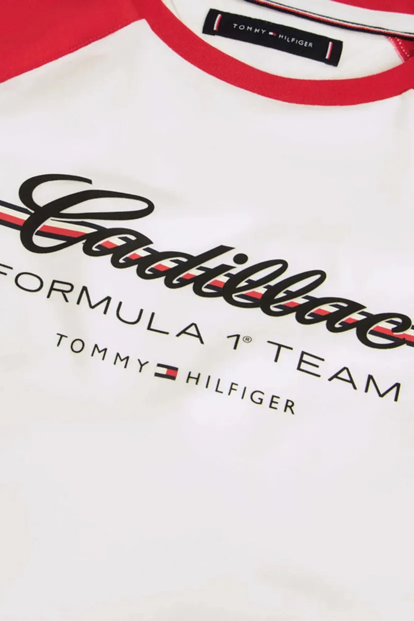 Жіноча біла футболка TH x Cadillac Formula 1® Team 5