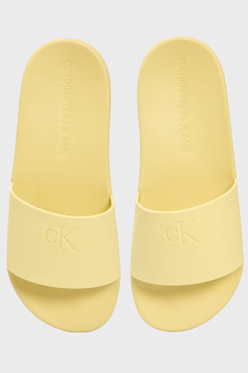 Жіночі жовті слайдери SLIDE MONOGRAM TPU 4