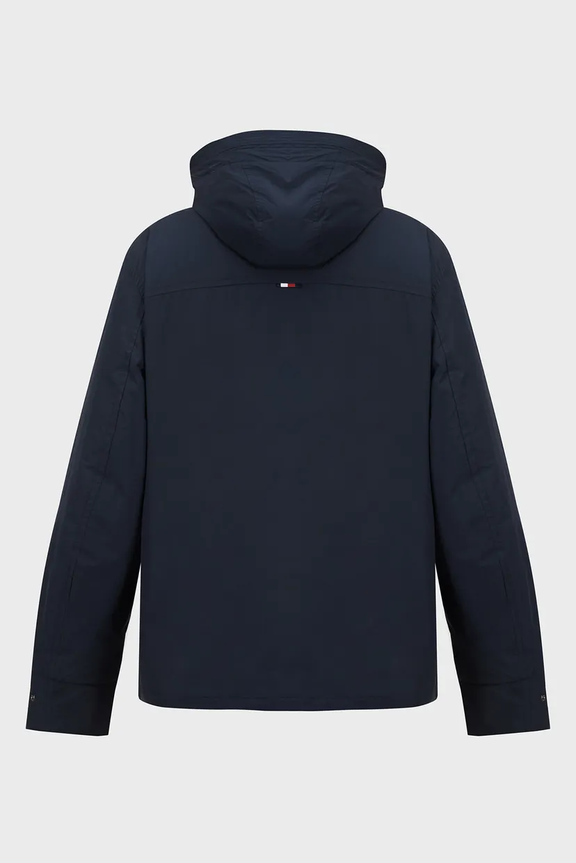Мужская темно-синяя куртка LW PACKABLE HOODED JKT 7