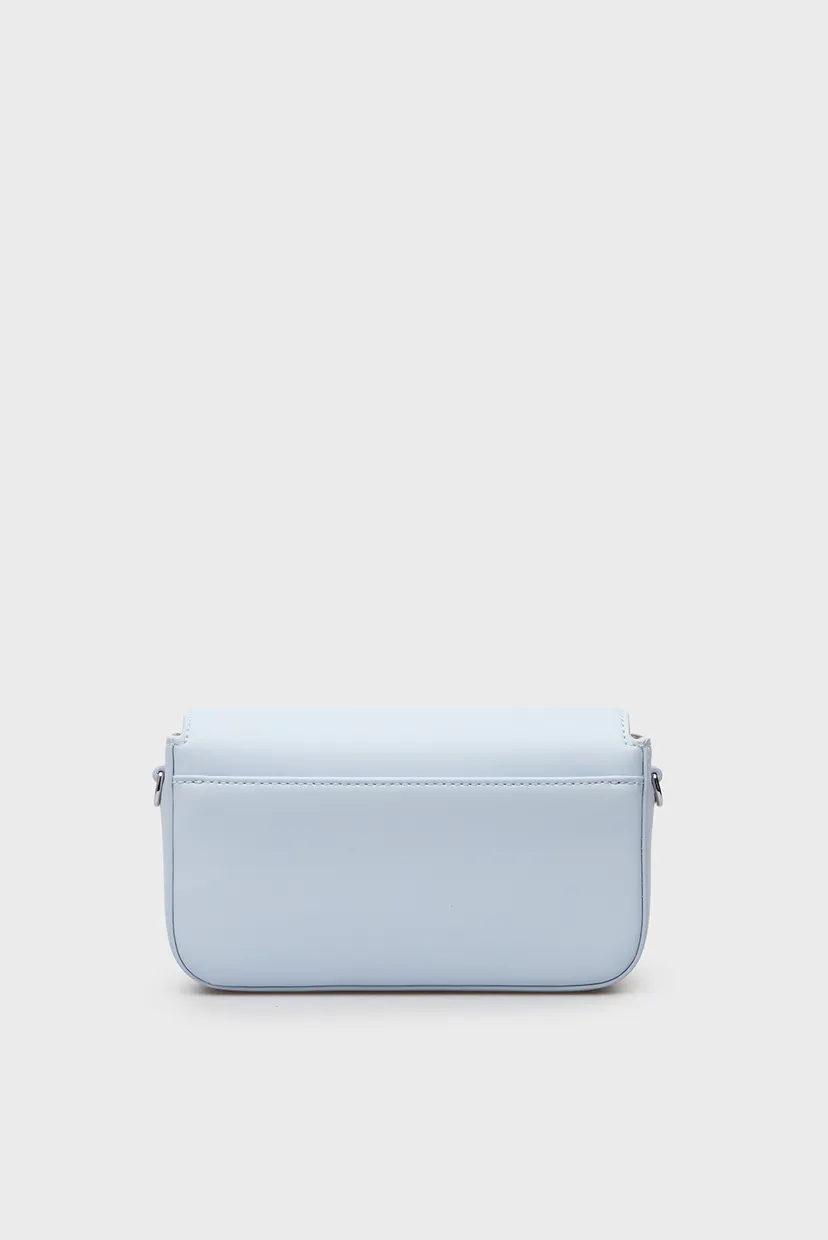 Жіноча блакитна сумка IKON K SM FLAP SHB LEATHER 4