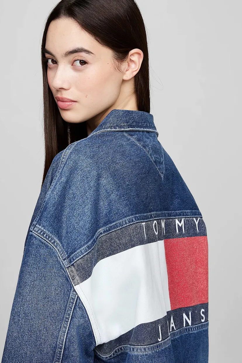 Женская синяя джинсовая куртка DAISY OVR JACKET RWB 4