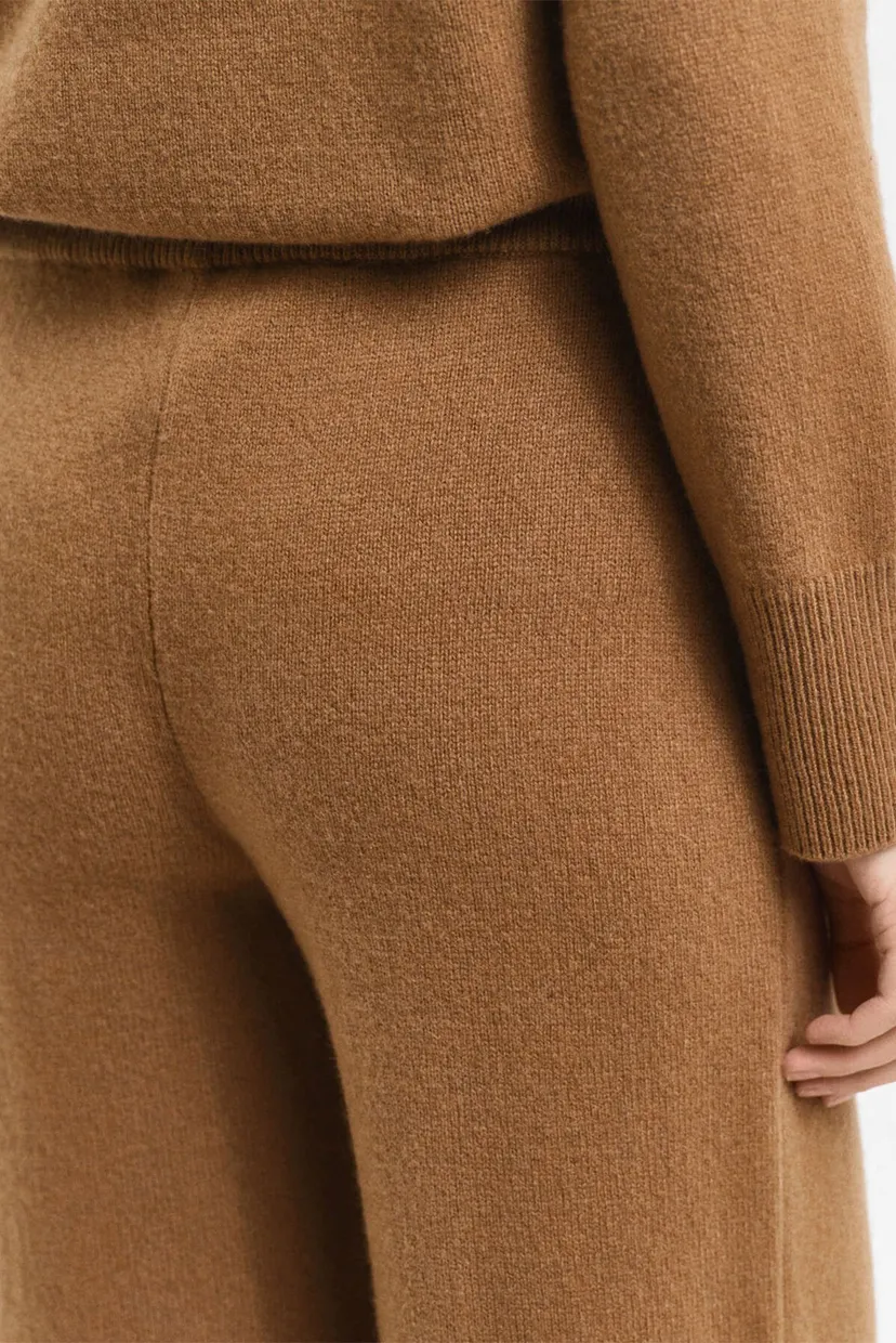 Жіночі бежеві вовняні брюки WOOL KNITTED 6