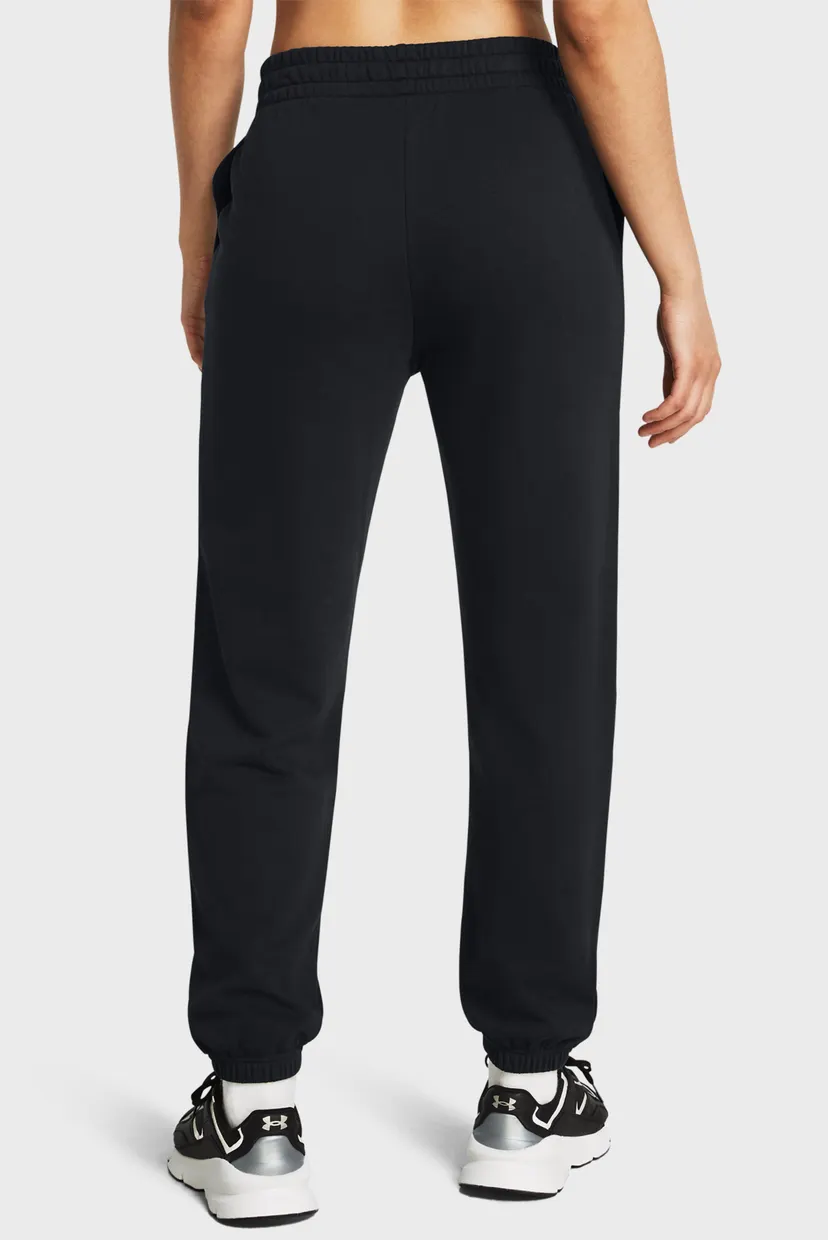 Женские черные спортивные брюки UA Rival Terry Jogger 3