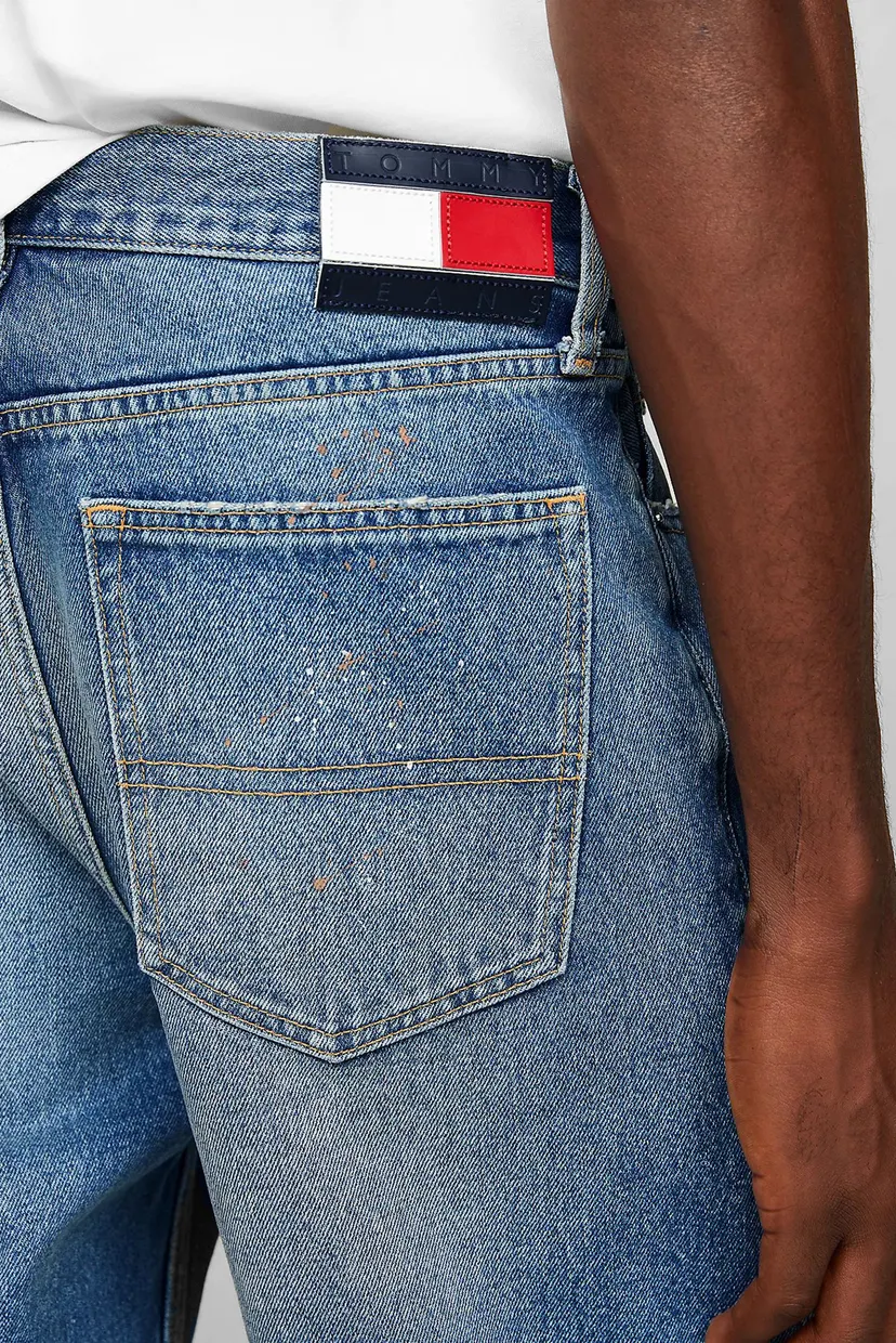 Мужские синие джинсы TJCU WIDE TAPERED FIT 4