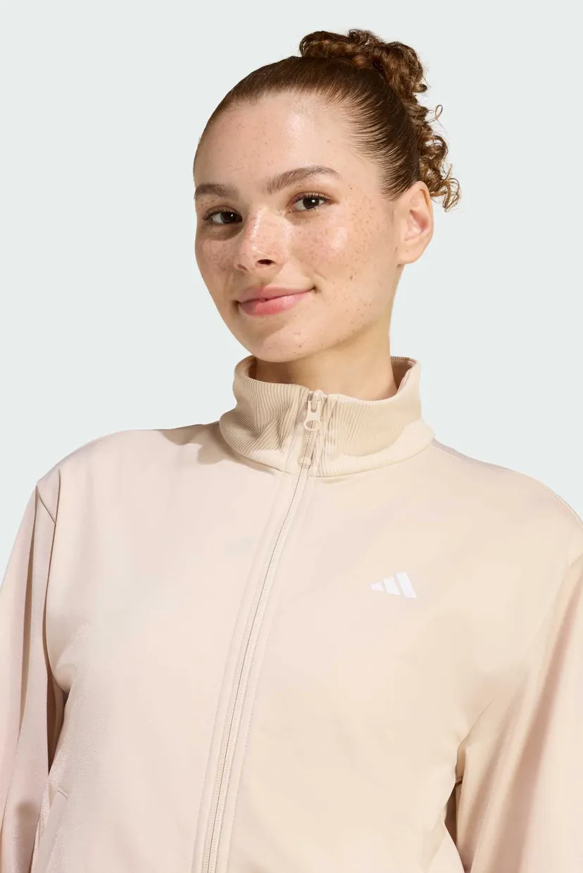 Женский бежевый спортивный костюм (кофта, брюки) Essentials Feel Cozy 4