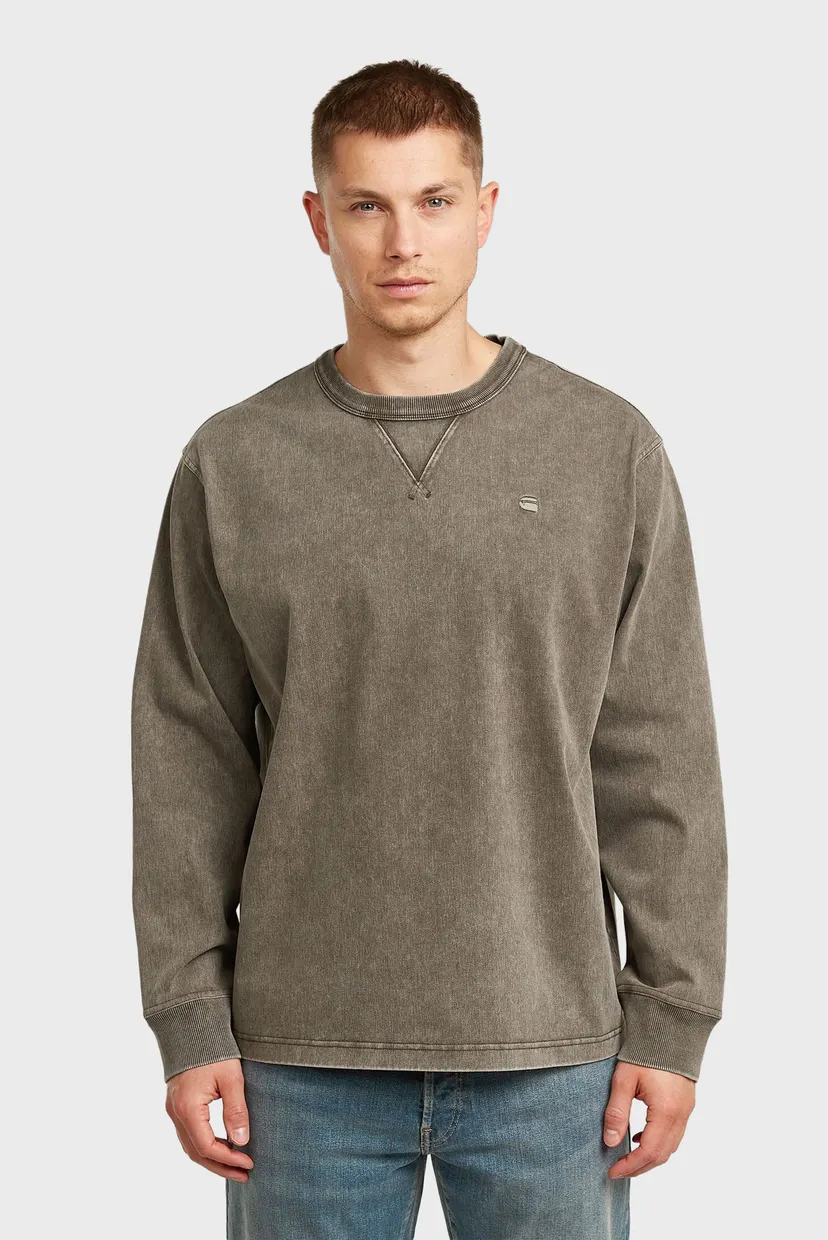 Чоловічий коричневий світшот Washed 5