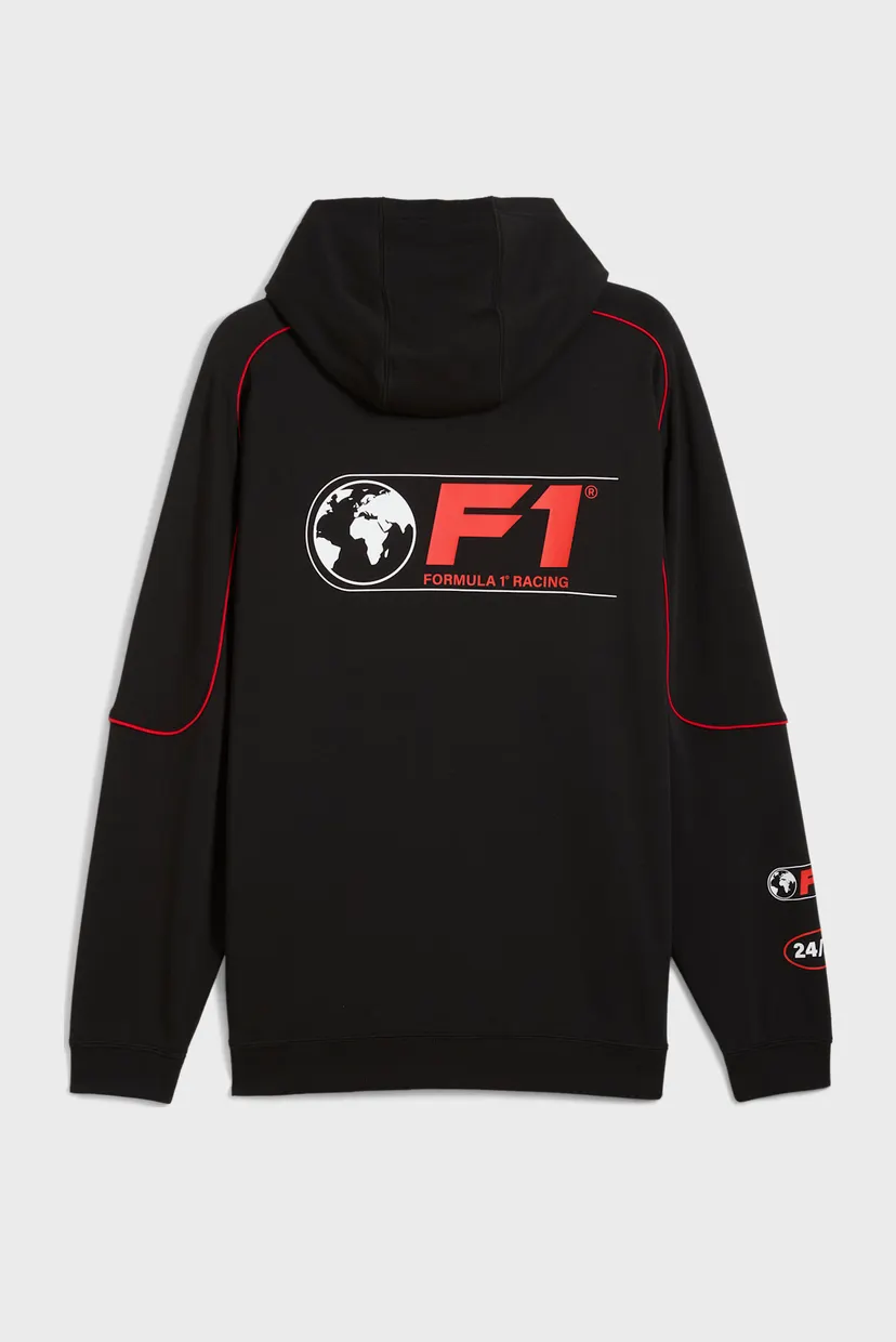 Чоловіче чорне худі F1® Relaxed Graphic Hoodie Men 7