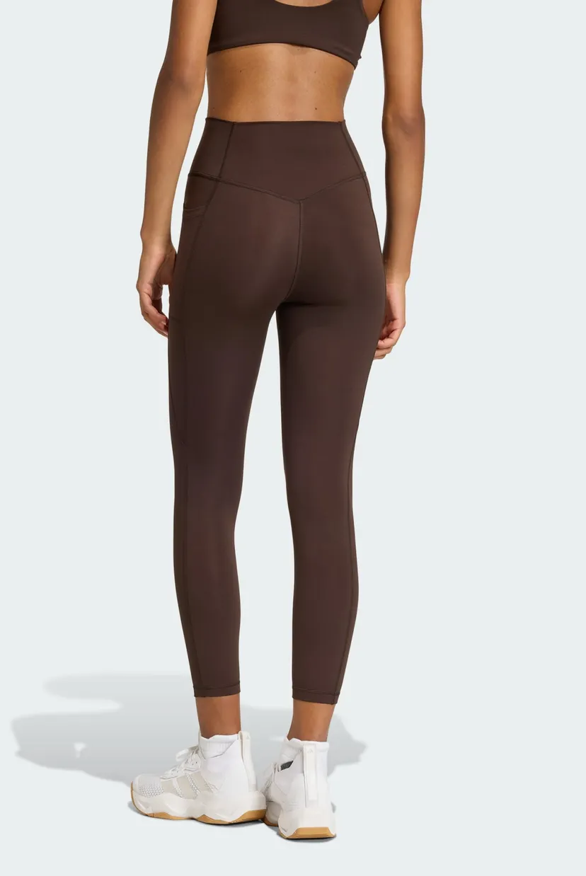 Жіночі коричневі тайтси Optime Essentials No Front Rise Seam 7/8 3