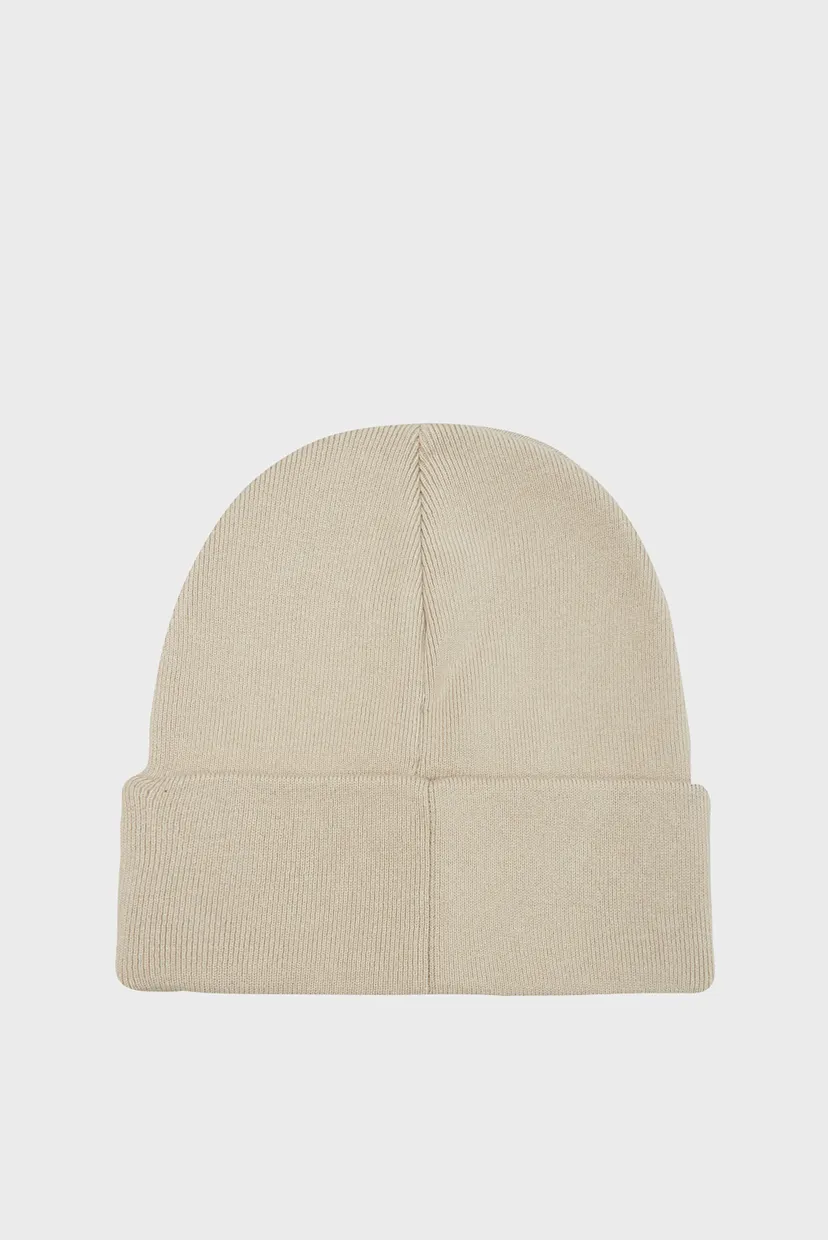 Мужская бежевая шапка MONOGRAM BEANIE 3