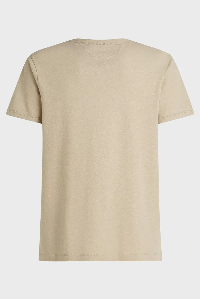 Чоловіча бежева лляна футболка COTTON LINEN 7