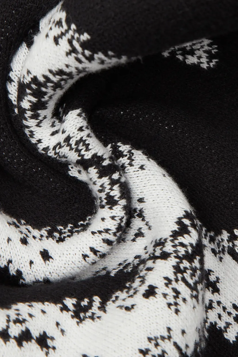 Шарф CHROME SCARF - BLACK/ WHITE 3