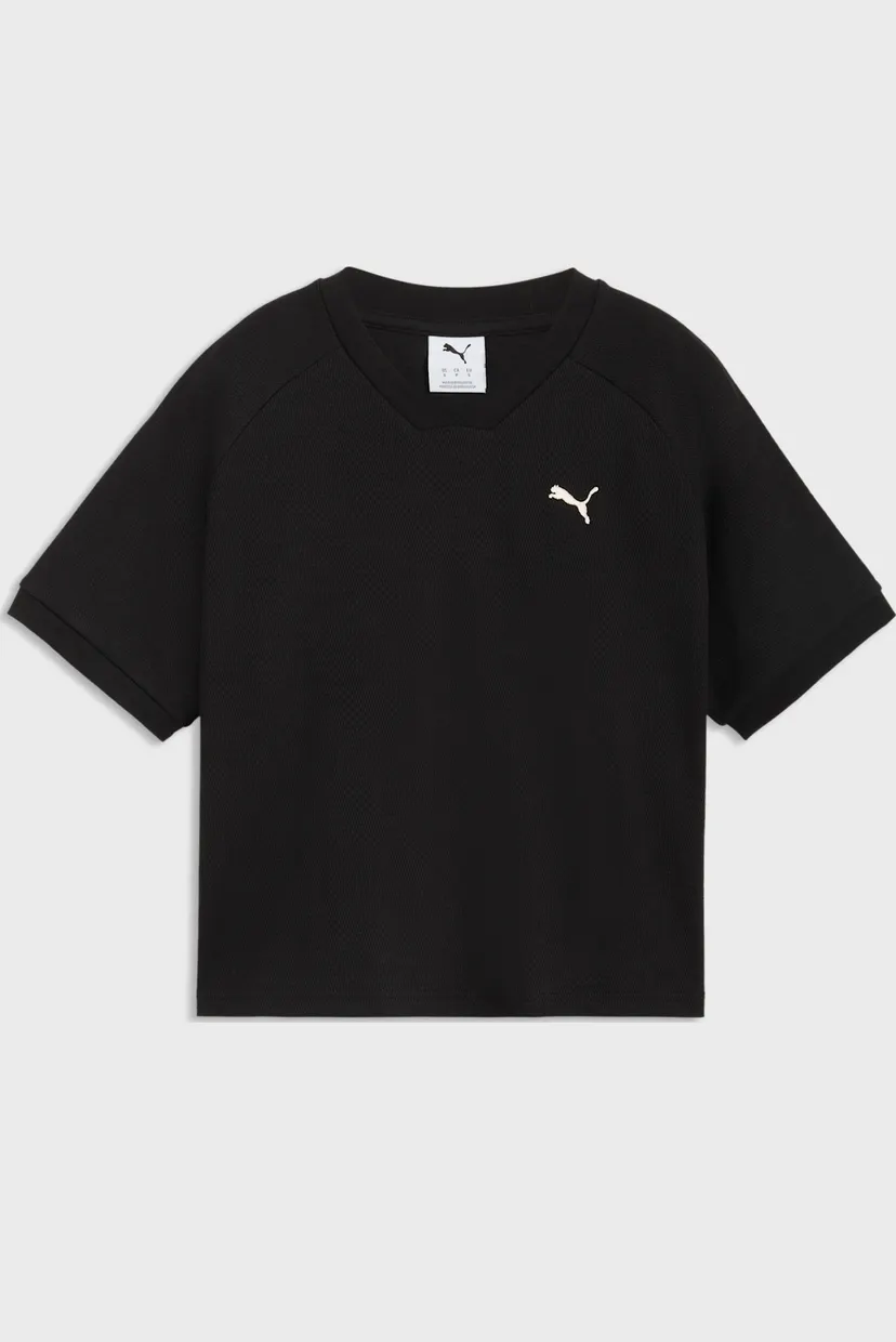Женская черная футболка PUMA Class Relaxed Pinnacle Tee Women 4