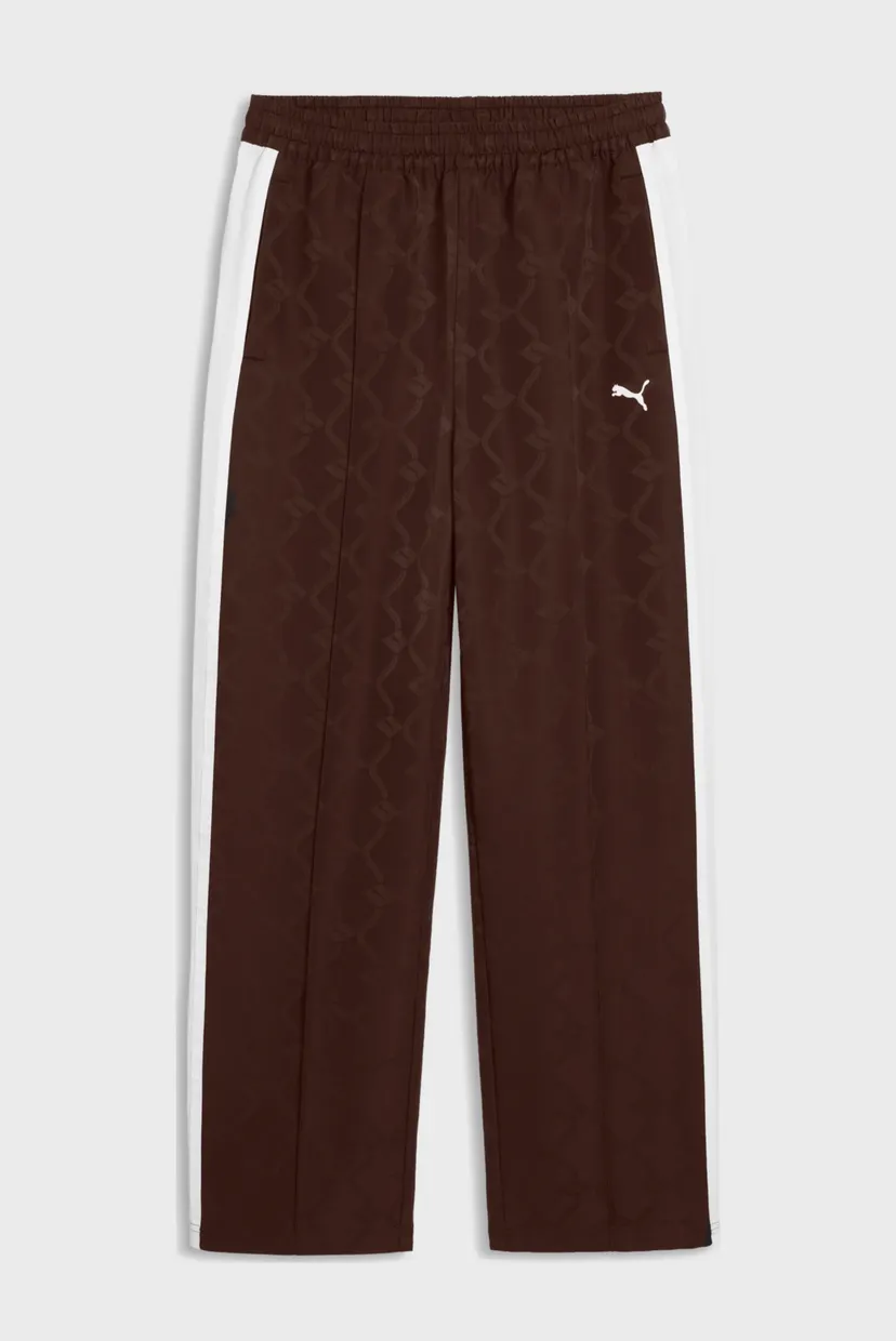 Жіночі коричневі спортивні штани з візерунком T7 Track Pants Women 4