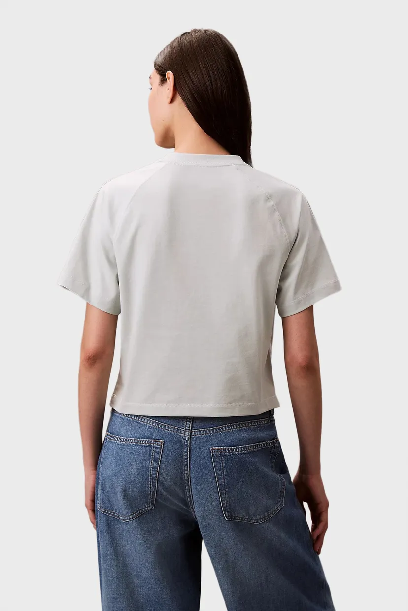 Жіноча сіра футболка SS CROPPED TEE 3