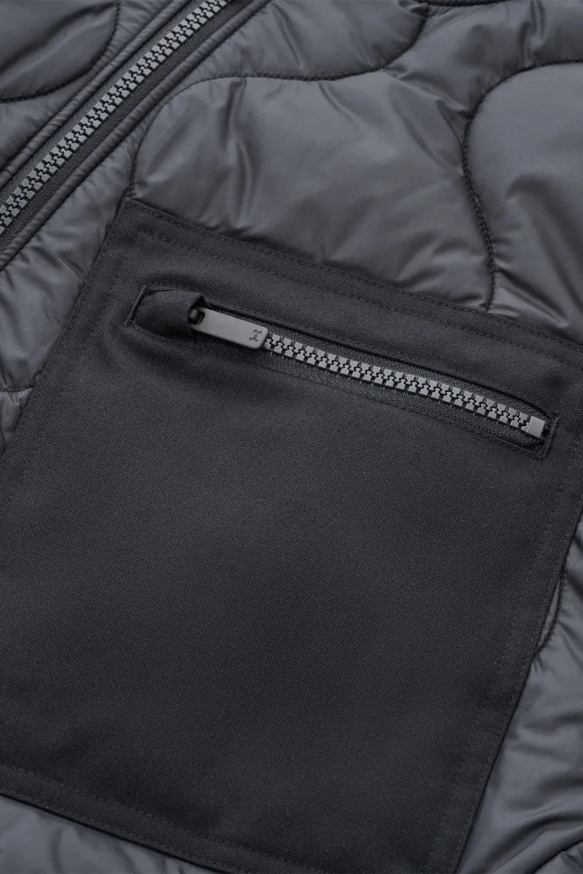 Мужской черный бомбер UA Heritage Jkt 5