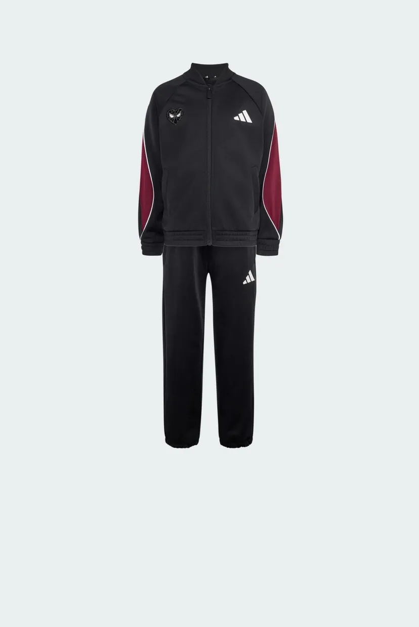 Детский черный спортивный костюм ADIDAS MARVEL SPIDER-MAN 8