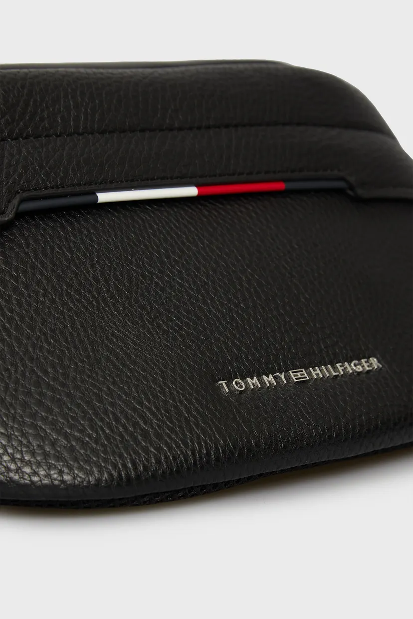 Чоловіча чорна поясна сумка TH CENTRAL BUMBAG 5