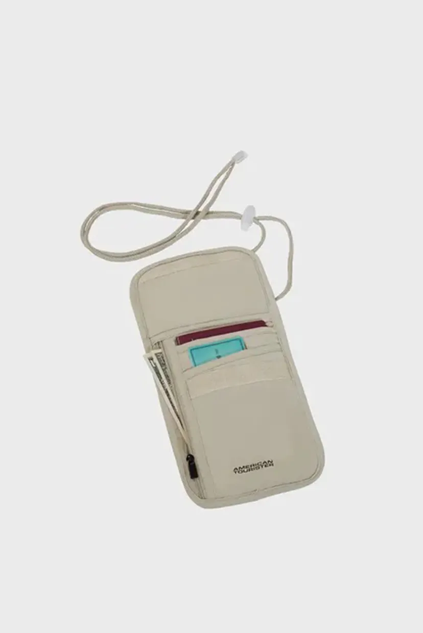 Бежевый кошелек rfid AMERICAN TOURIST. TA SAND 4