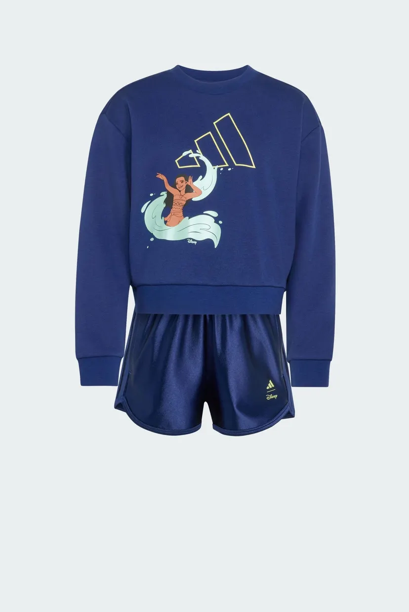 Детский темно-синий комплект одежды (свитшот, шорты)  ADIDAS DISNEY 6