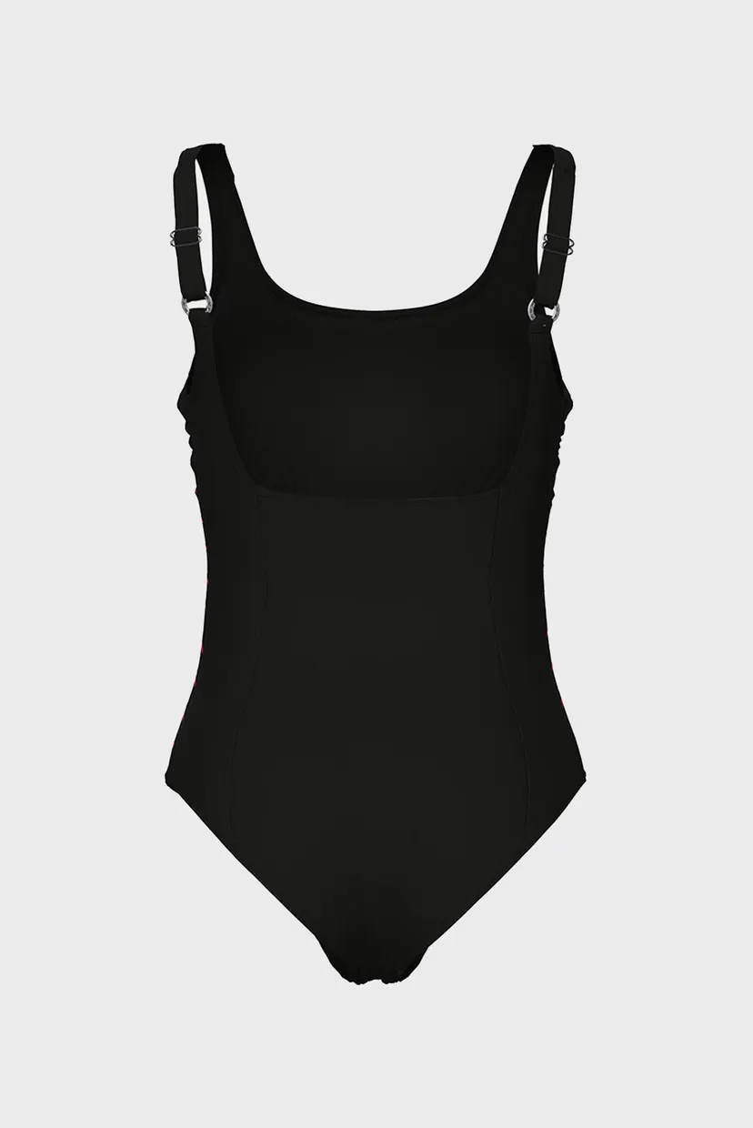 Женский черный купальник SWIMSUIT ISA SQUARED BACK C CU 7