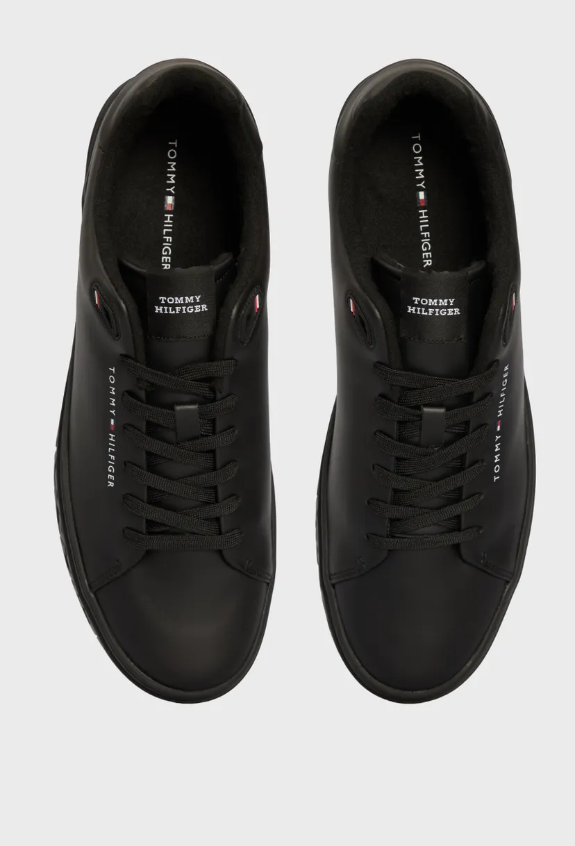 Мужские черные кожаные сникерсы COURT THICK CUPSOLE LEATHER 4