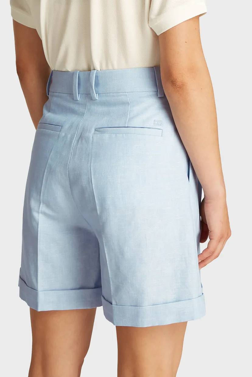 Жіночі блакитні шорти PLEATED 4