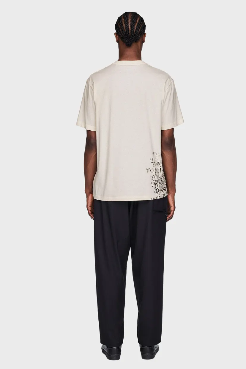 Біла футболка з візерунком Y-3 GFX SHORT SLEEVE (унісекс) 3