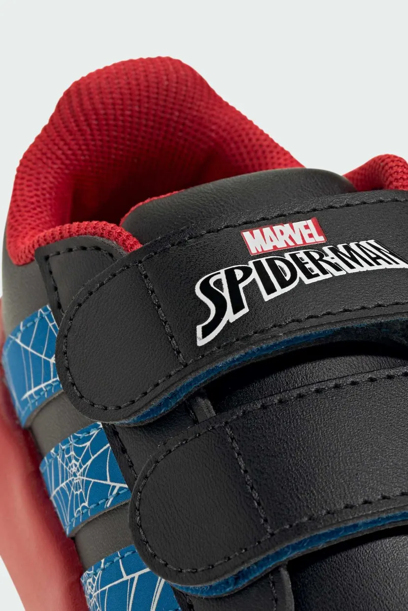 Детские черные кроссовки adidas x Marvel Spider-Man Grand Court Kids 8