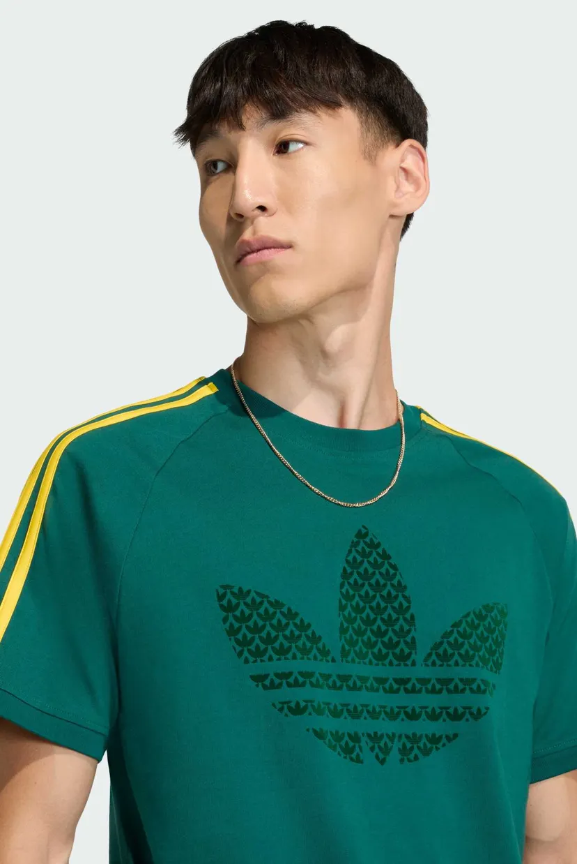 Мужская зеленая футболка MONOGRAM INFILL 3S 4